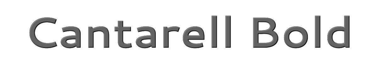 Cantarell Bold 