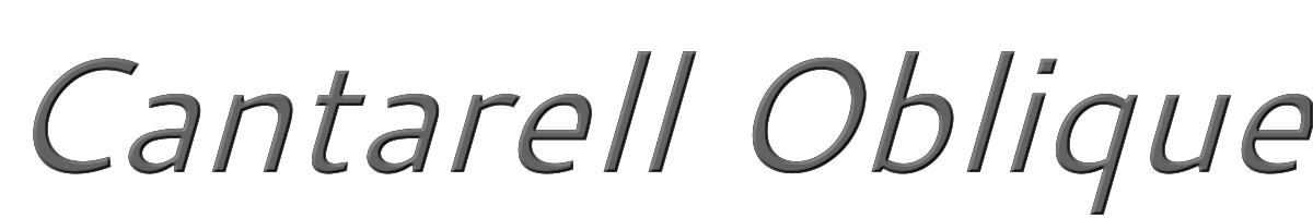 Cantarell Oblique 