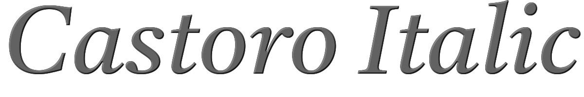 Castoro Italic 