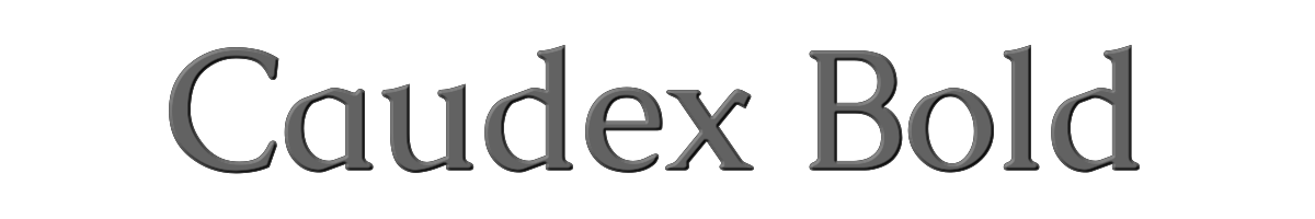 Caudex Bold 
