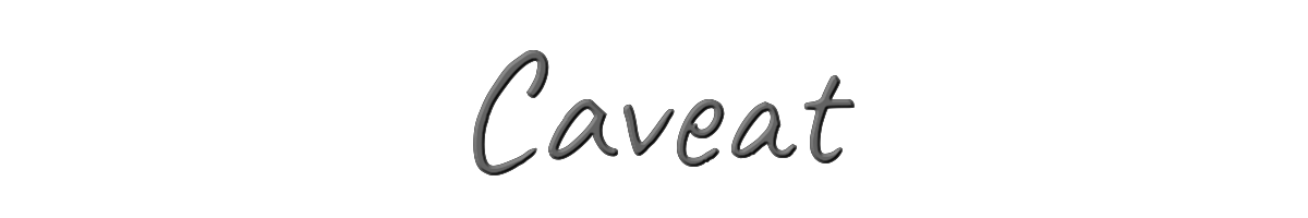 Caveat 