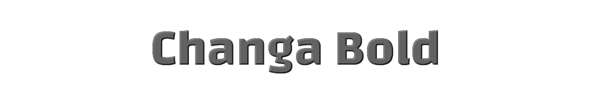 Changa Bold 