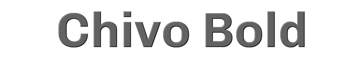Chivo Bold 