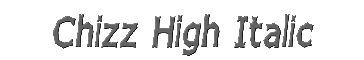 Chizz High Italic 