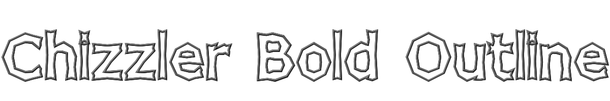 Chizzler Bold Outline 