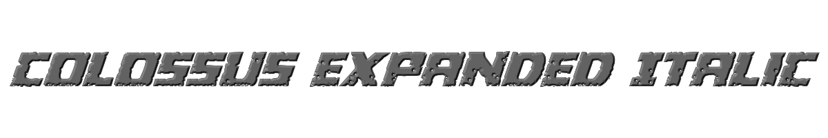 Colossus Expanded Italic 