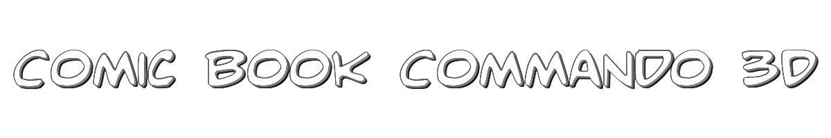 Comic Book Commando 3D 