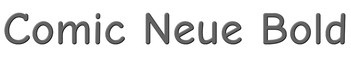Comic Neue Bold 