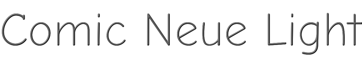 Comic Neue Light 