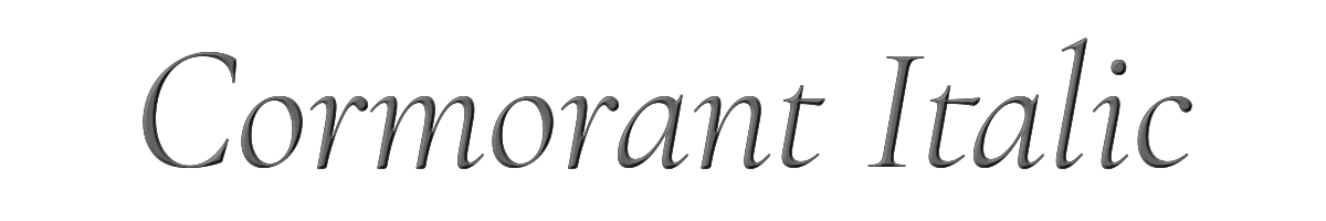 Cormorant Italic 
