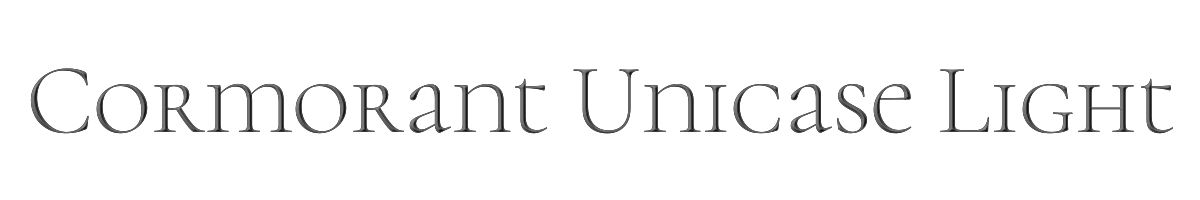 Cormorant Unicase Light 