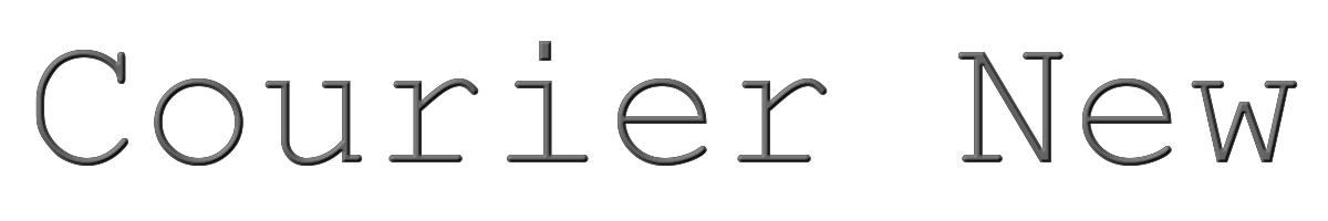 Courier New 
