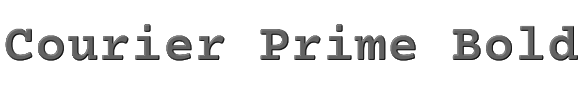 Courier Prime Bold 