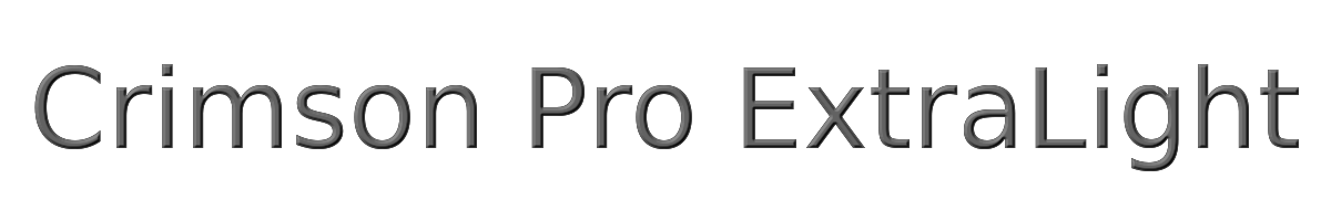 Crimson Pro ExtraLight 