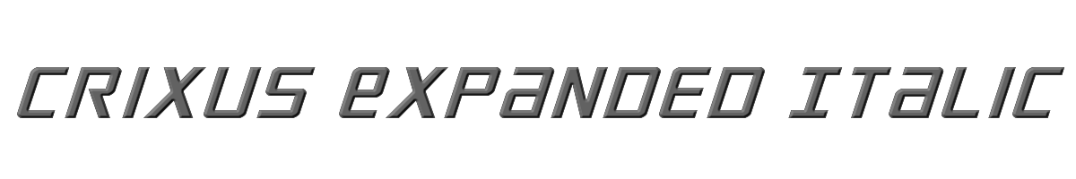 Crixus Expanded Italic 