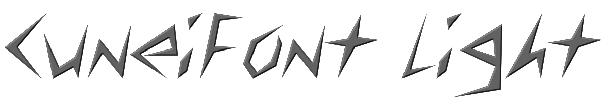 CuneiFont Light 