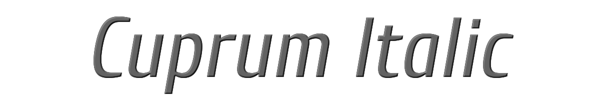 Cuprum Italic 