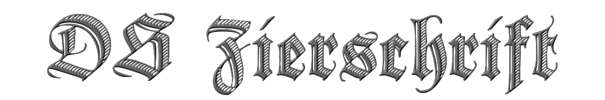 DS Zierschrift 