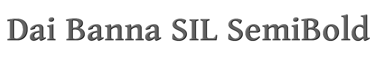 Dai Banna SIL SemiBold 