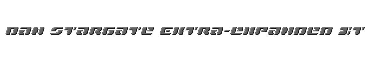 Dan Stargate Extra-expanded Italic 