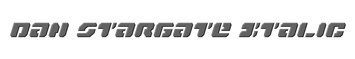 Dan Stargate Italic 