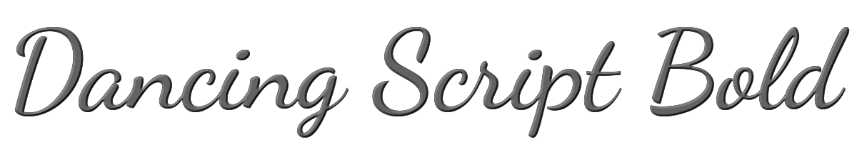 Dancing Script Bold 