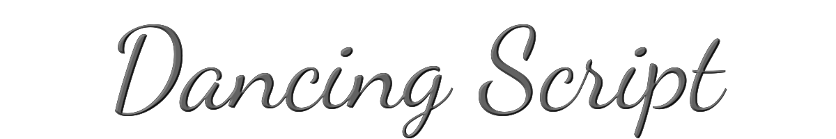 Dancing Script 
