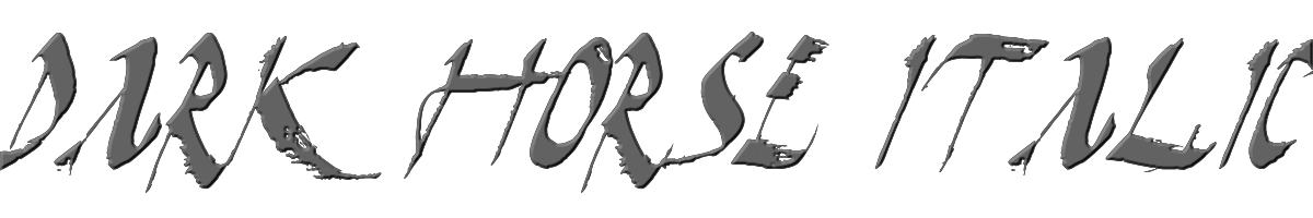 Dark Horse Italic 