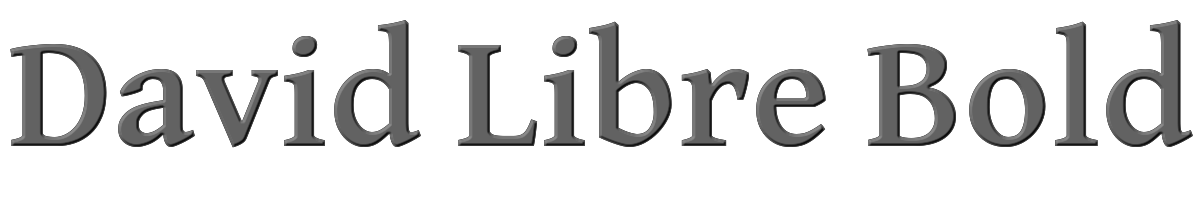 David Libre Bold 