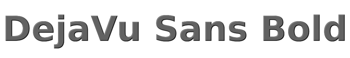 DejaVu Sans Bold 