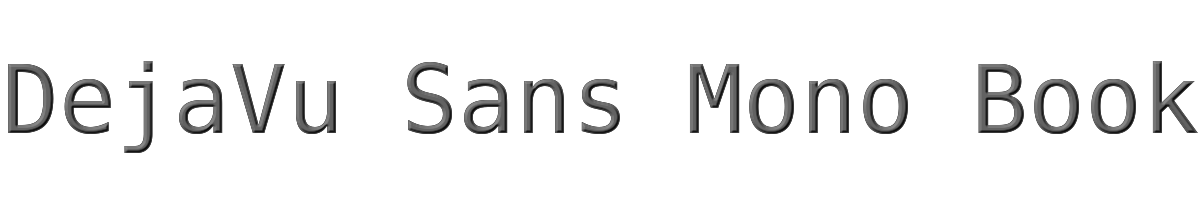 DejaVu Sans Mono Book 