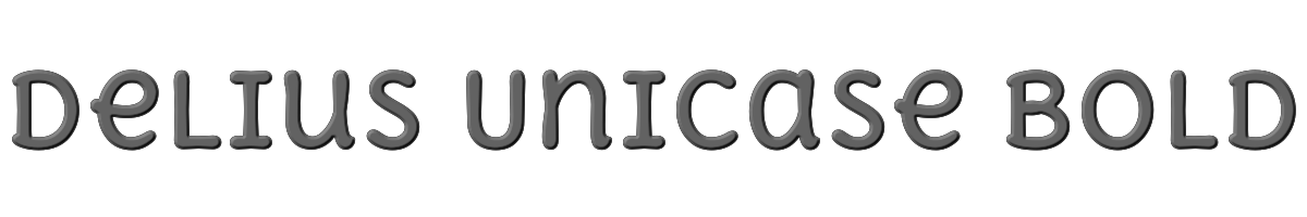 Delius Unicase Bold 
