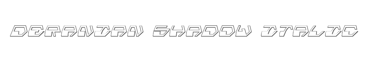 Deranian Shadow Italic 