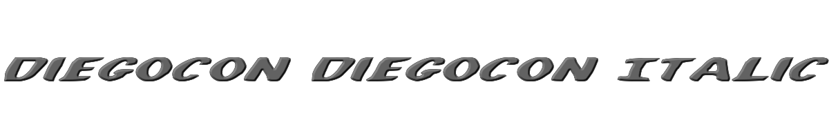 DiegoCon DiegoCon Italic 