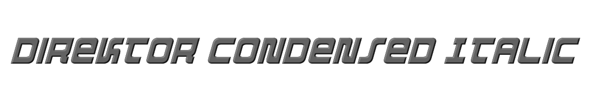 Direktor Condensed Italic 