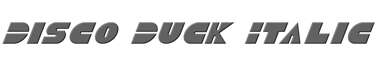 Disco Duck Italic 