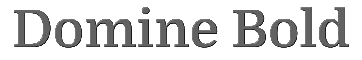 Domine Bold 