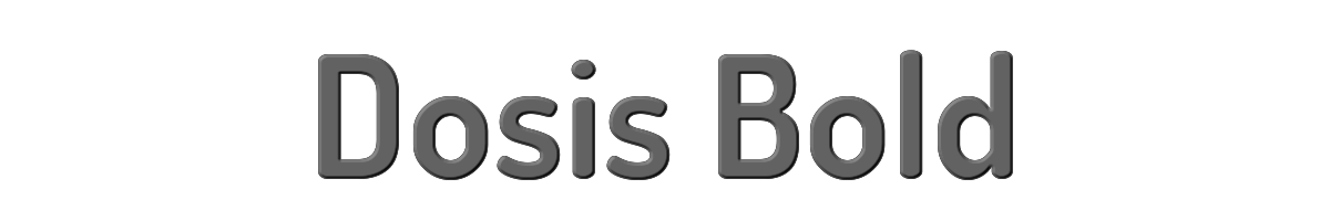 Dosis Bold 
