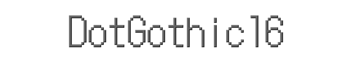 DotGothic16 