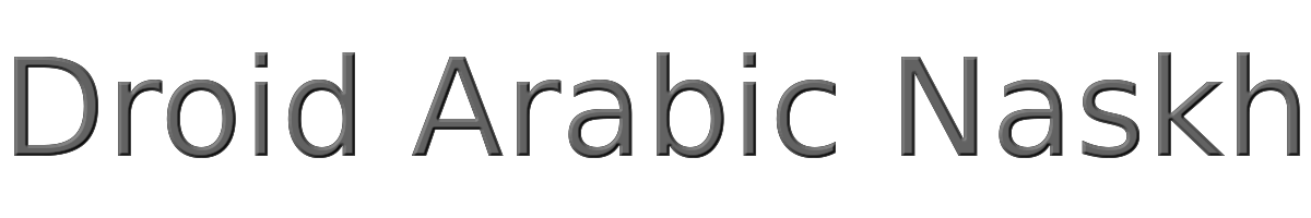 Droid Arabic Naskh 