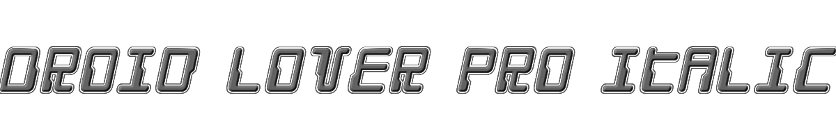 Droid Lover Pro Italic 