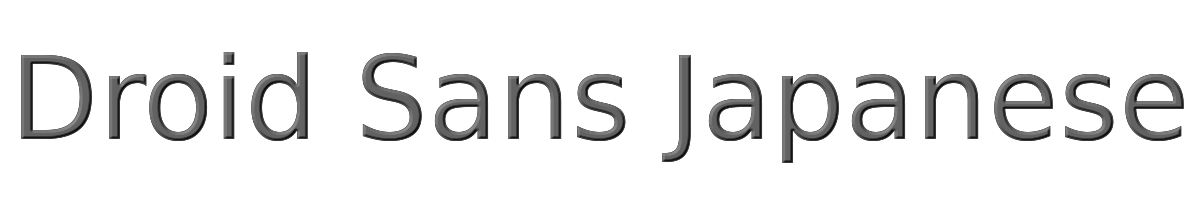 Droid Sans Japanese 