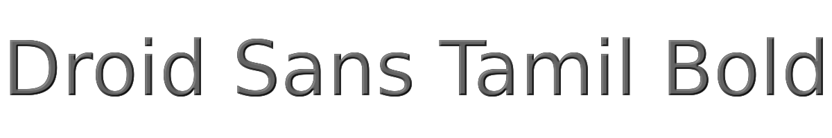 Droid Sans Tamil Bold 