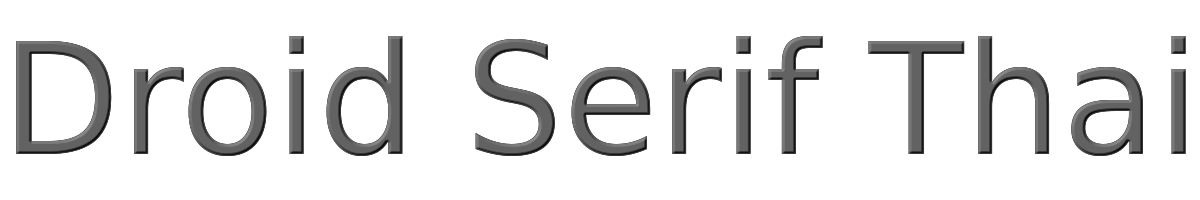 Droid Serif Thai 