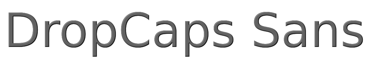 DropCaps Sans 