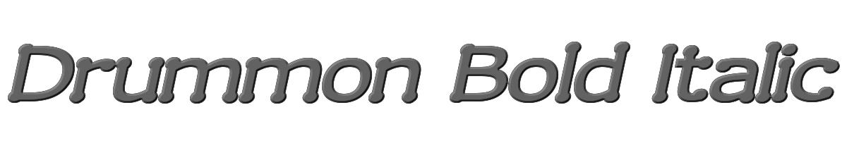 Drummon Bold Italic 