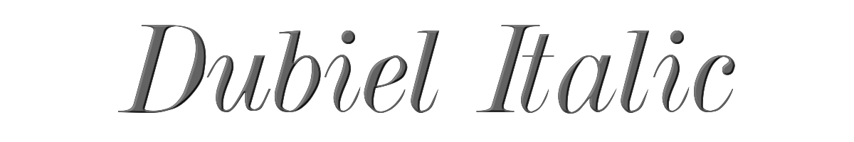 Dubiel Italic 