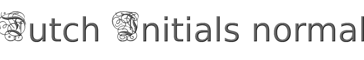 Dutch Initials normal 