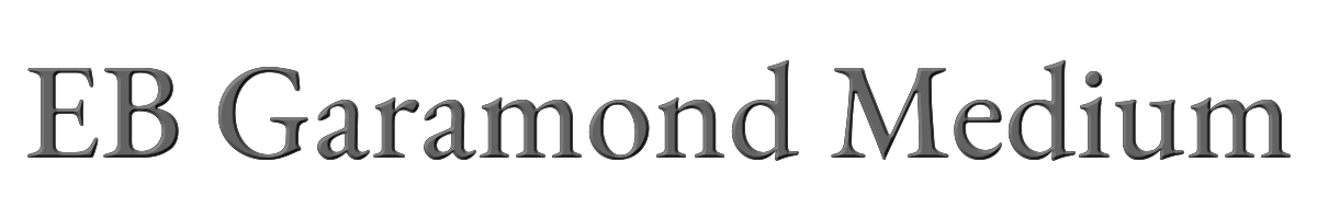 EB Garamond Medium 
