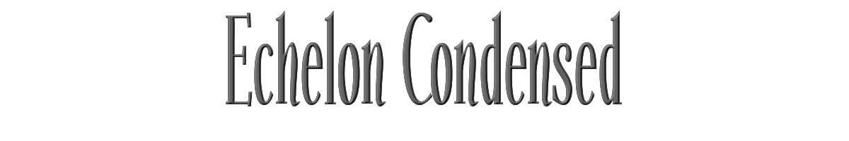 Echelon Condensed 